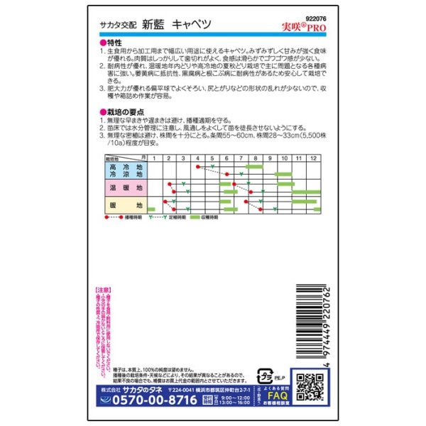 画像5: キャベツ 新藍（ペレット5千粒） (5)